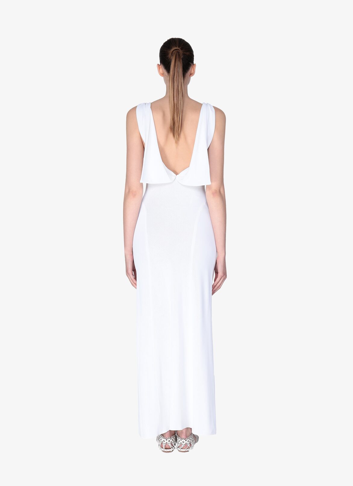 Long Dress ALAÏA WHITE LONG DRESS